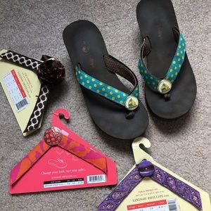 Lindsey Phillips wedge sandals size 8